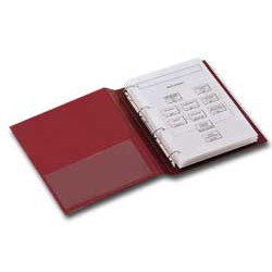 Raccoglitore ad anelli sei rota sanremo 2000 25 a 4d blu 15x21cm