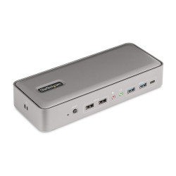 Dock station startech.com kvm 90w per computer usb 3.2 tipo c argento