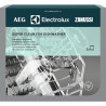 Sgrassatore electrolux m2dcp050 per lavastoviglie 2x100g bianco