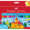 Pennarelli faber-castell astuccio multicolore 50pz