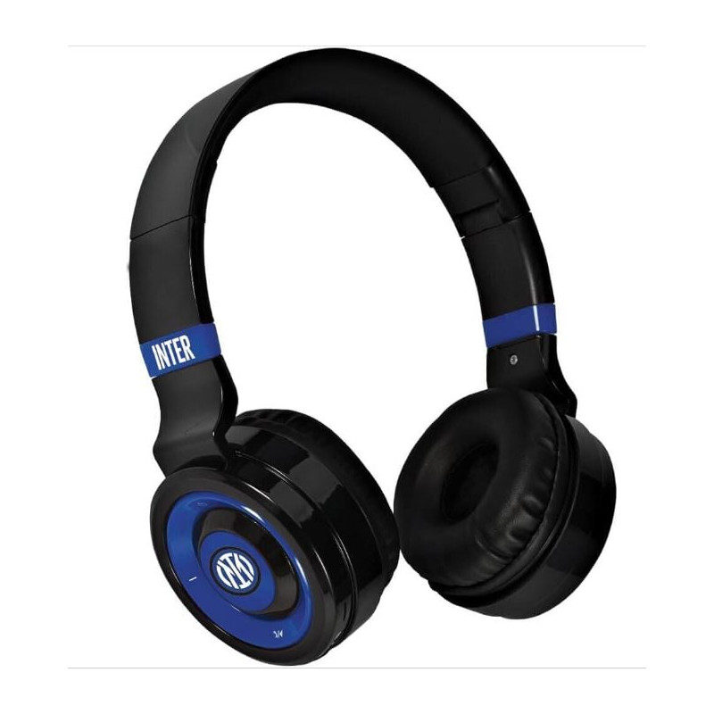 Cuffie techmade inter bluetooth wireless + microfono nero/blu [tm-046-int]