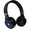 Cuffie techmade inter bluetooth wireless + microfono nero/blu [tm-046-int]