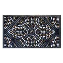 Zerbino xtra mosaico zgflma407032 11730 in gomma floccato 40x70cm