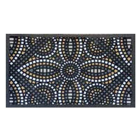 zerbino xtra mosaico zgflma407032 11730 in gomma floccato 40x70cm