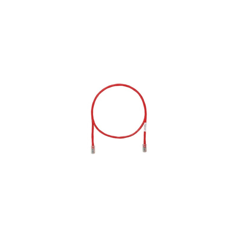 Cavo patch panduit tx6a-28 cat6a f/utp rj45 3m rosso [utp28x3mrd]