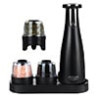 Macina sale/pepe elettrico adler ad4449b set 3 macinini usb nero