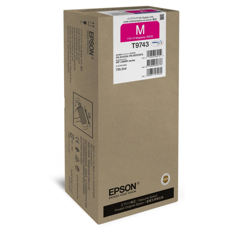Cartuccia d'inchiostro epson c13t97430n magenta [c13t97430n]