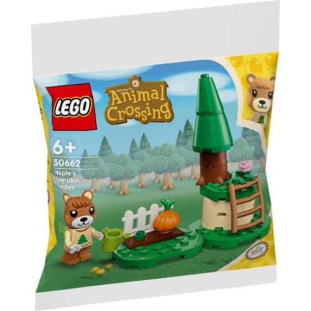Lego animal crossing giardino delle zucche di mona con 1 figurina
