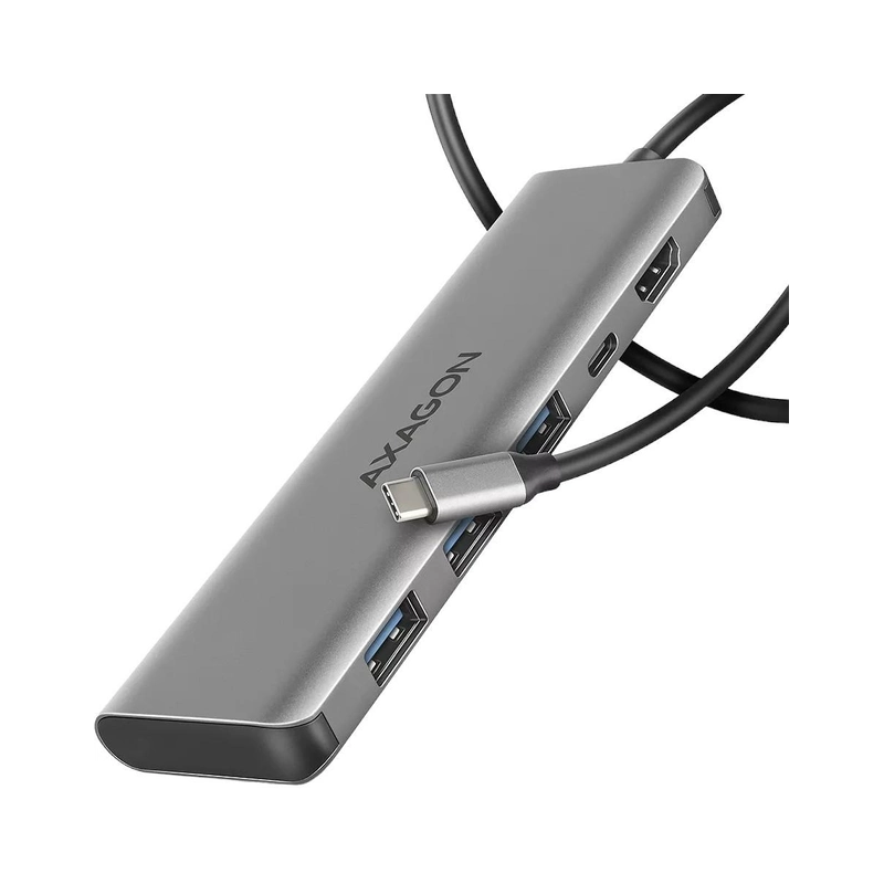 Hub axagon hmc-5h 5 in 1 usb-c 5gbit/s 13xusb-tipo-a/hdmi/usb-tipo-c