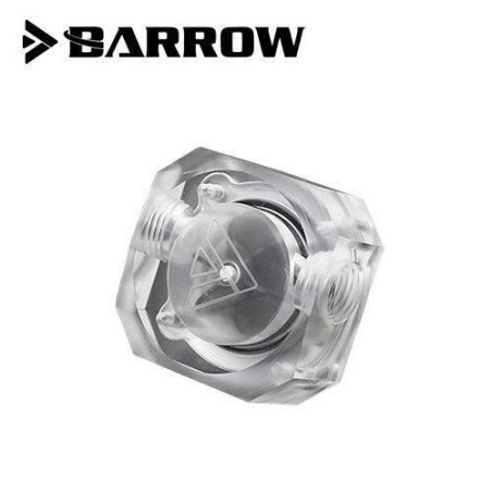 Flussometro barrow rgb plexi 5v slfv1 lrc 2.0 nero/trasparente