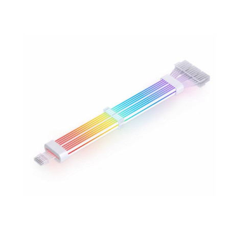 Cavo estensore jonsbo gpu 12+4-pin argb 240mm bianco [dy-2(gpu-12+4pin)]