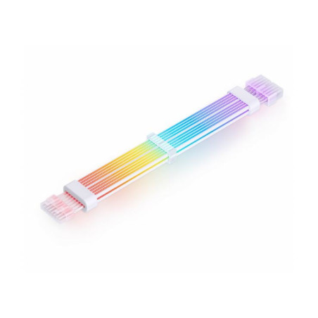 Cavo estensore jonsbo gpu 2x 8-pin argb 300mm bianco [dy-2(gpu-2*8pin)]