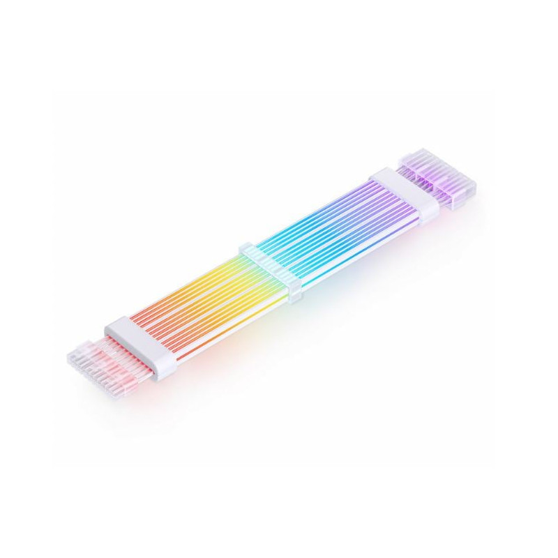 Cavo estensore jonsbo gpu 3x 8-pin argb 300mm bianco [dy-2(gpu-3*8pin)]