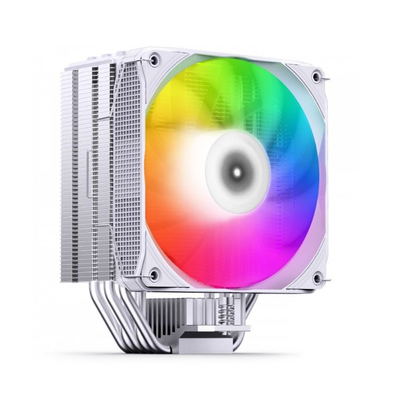 Dissipatore cpu a ventola jonsbo pisa a5 argb 120mm bianco [pisa