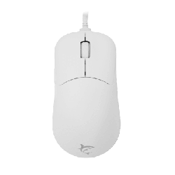 Mouse white shark graphene ottico con cavo 1.5m 6d usb 12400dpi bianco
