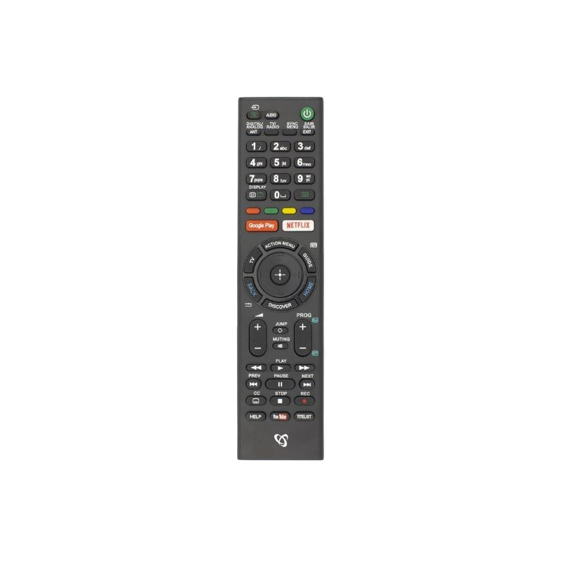 Telecomando sbox per sony smart tv nero