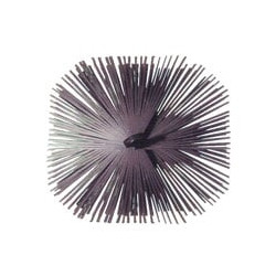 Scovolo camino spazzolificio aiello in acciaio quadro mm.300x300