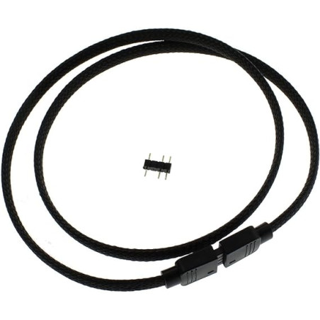 Cavo di prolunga xspc rgb 5v 3pin 60cm nero