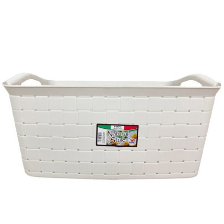 Cesta portabiancheria lega country 35l 53x37x25cm colori assortiti