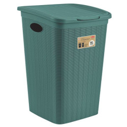 Portabiancheria stefanplast elegance 50l verde [30082]