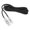 Cavo usb powera tipo-a/c per ps5 3m nero [1516957-01]