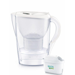 Caraffa filtrante brita marella con filtro 2.4l bianco [1052789]