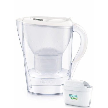 Caraffa filtrante brita marella con filtro 2.4l bianco [1052789]