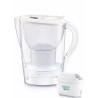 Caraffa filtrante brita marella con filtro 2.4l bianco [1052789]