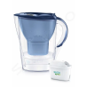 Caraffa filtrante brita marella con filtro 2.4l blu [1052799]