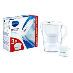 Caraffa filtrante brita marella con filtro 2.4l bianco [1052796]