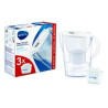 Caraffa filtrante brita marella con filtro 2.4l bianco [1052796]