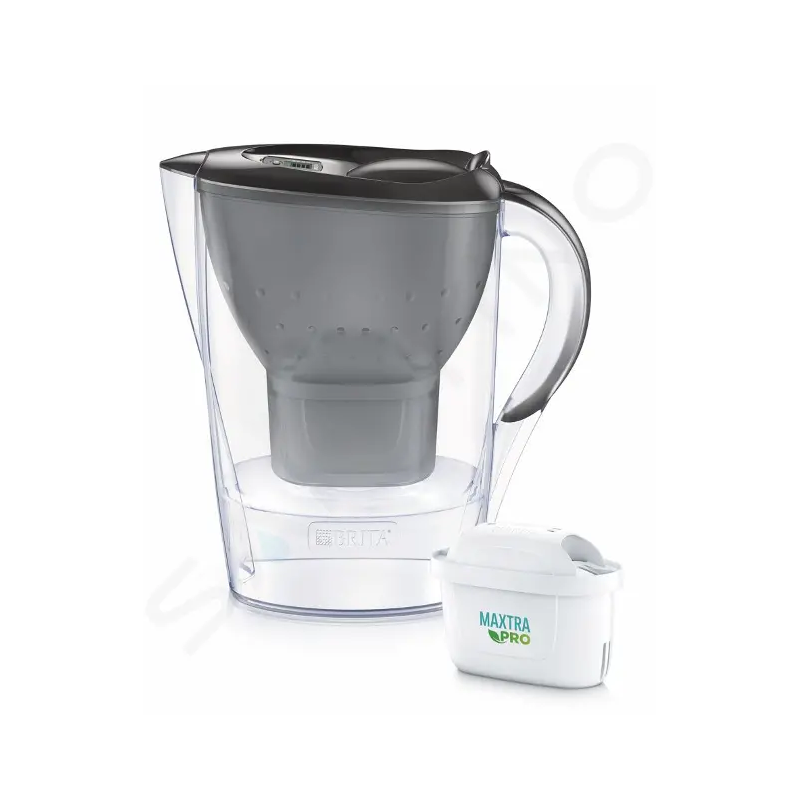 Caraffa filtrante brita marella con filtro 2.4l grigio [1052796]