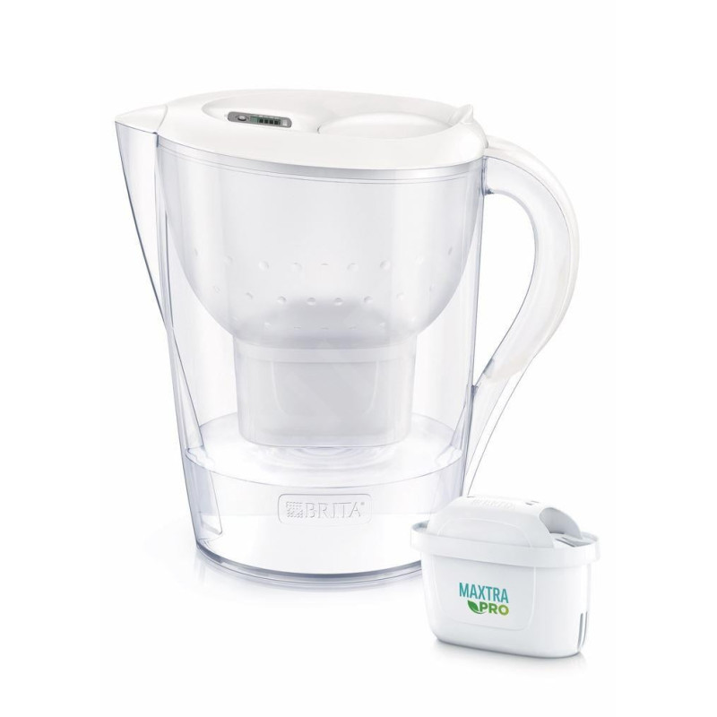 Caraffa filtrante brita marella con filtro 3.5l bianco [1052780]