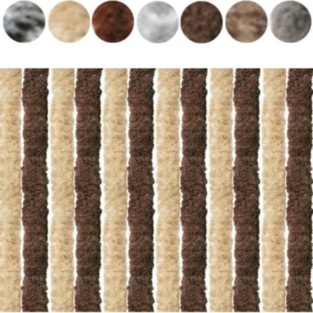 Tenda ciniglia arisol f 28 bicolor 120x240cm marrone [552.120.240