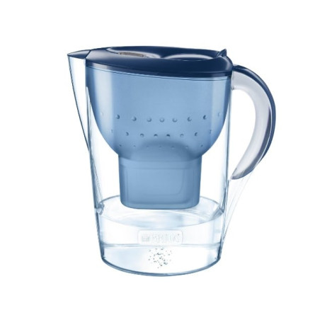 Caraffa filtrante brita marella con filtro 3.5l blu [1052778]