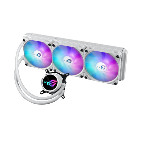 Dissipatore cpu a liquido asus rog strix lc iii 360mm bianco [90rc00t2-m0uay0]