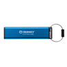 Pen drive 256gb kingston ironkey keypad 200 usb 3.2 tipo-a blu