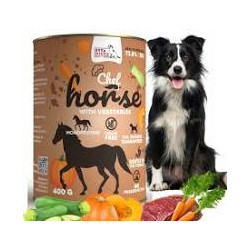 Cibo umido per cani syta micha carne di cavallo con verdure 400g