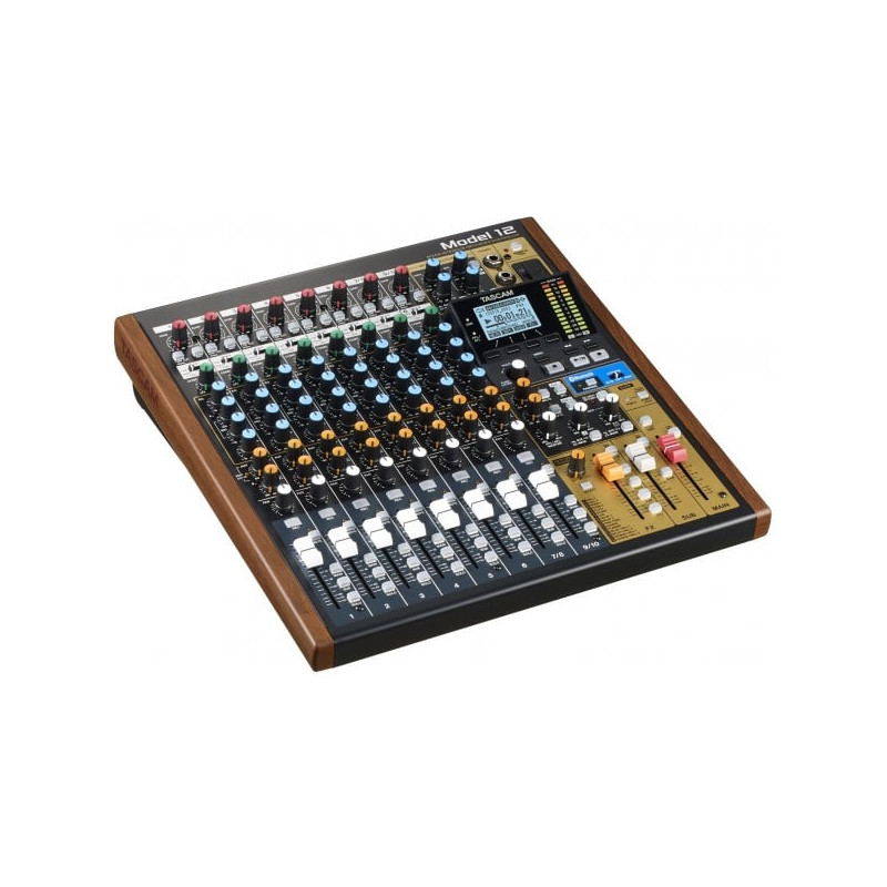 Mixer audio tascam modello 12 10canali maronne [model 12]