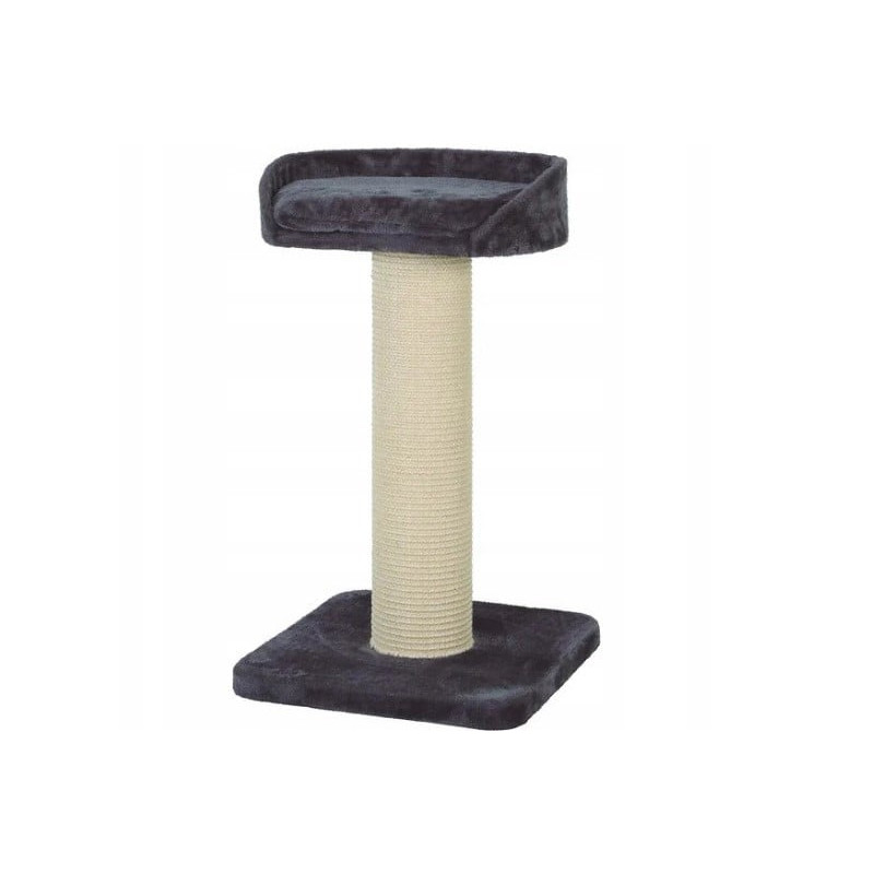 Tiragraffi zolux per gatto 505x505x870mm sisal beige/nero [504093]