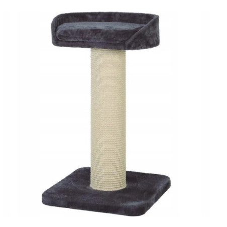 Tiragraffi zolux per gatto 505x505x870mm sisal beige/nero [504093]