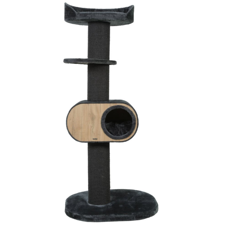 Tiragraffi zolux wonderful per gatto 62.5x63x158cm grigio [504162gri]