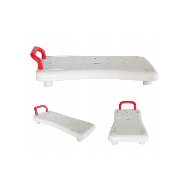 Panca per vasca vitae care drvw048 con maniglia max 100kg nero opaco