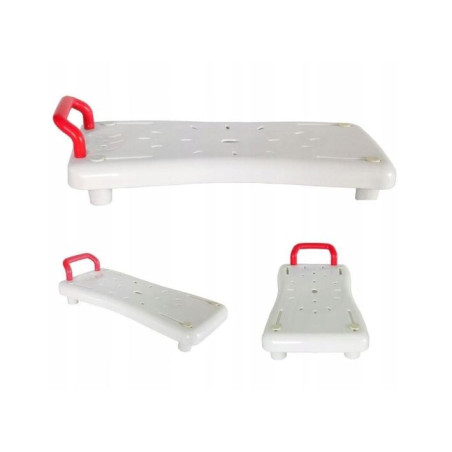 Panca per vasca vitae care drvw048 con maniglia max 100kg nero opaco