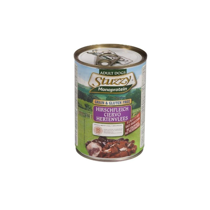 Cibo umido agras pet foods per cani stuzzy monoprotein 400g