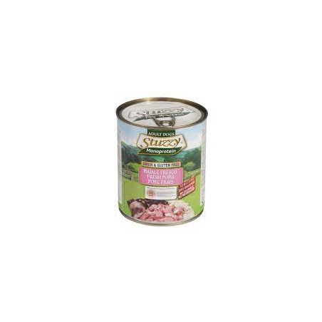 Mangime umido agras pet foods monoproteina di maiale per cane 6x800g