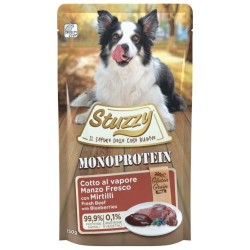 Mangime umido agras pet foods monoproteina di manzo con mirtilli