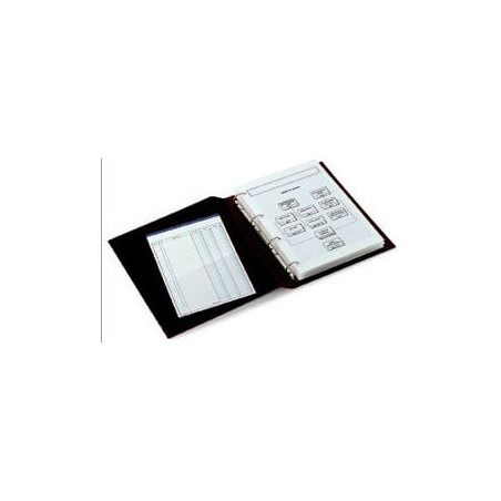 Raccoglitore ad anelli sei rota sanremo 2000 30 4r nero 50x70cm [34507010]