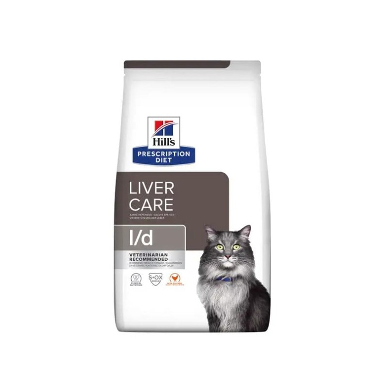 Cibo secco per gatti hill's prescription diet feline l/d liver