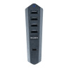 Hub usb big ben slim per ps5 5porte usb-c nero